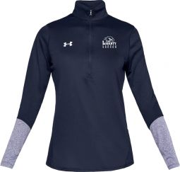 Women's UA Locker 1/2 Zip, Navy